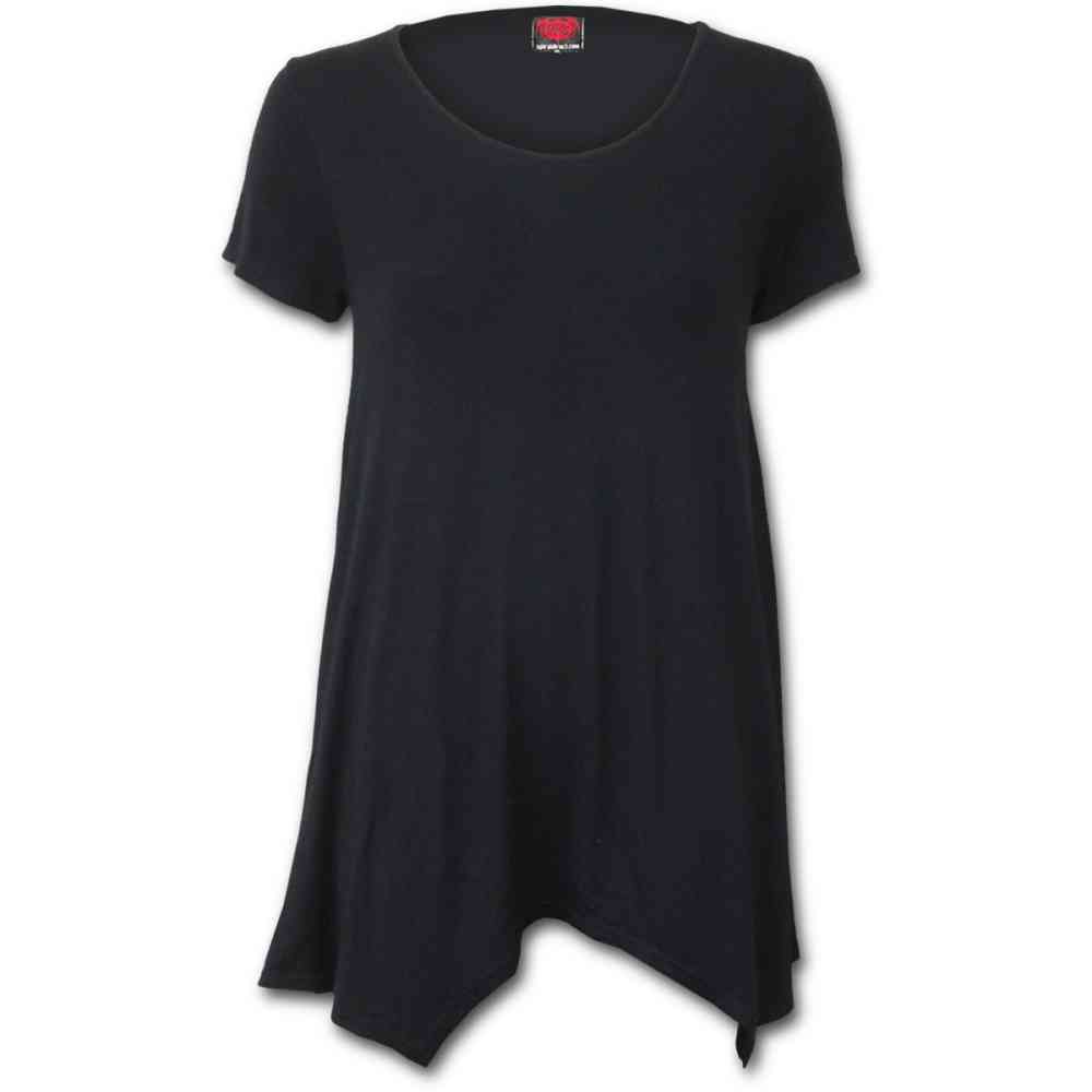 Spiral - URBAN FASHION Langes top - Schwarz